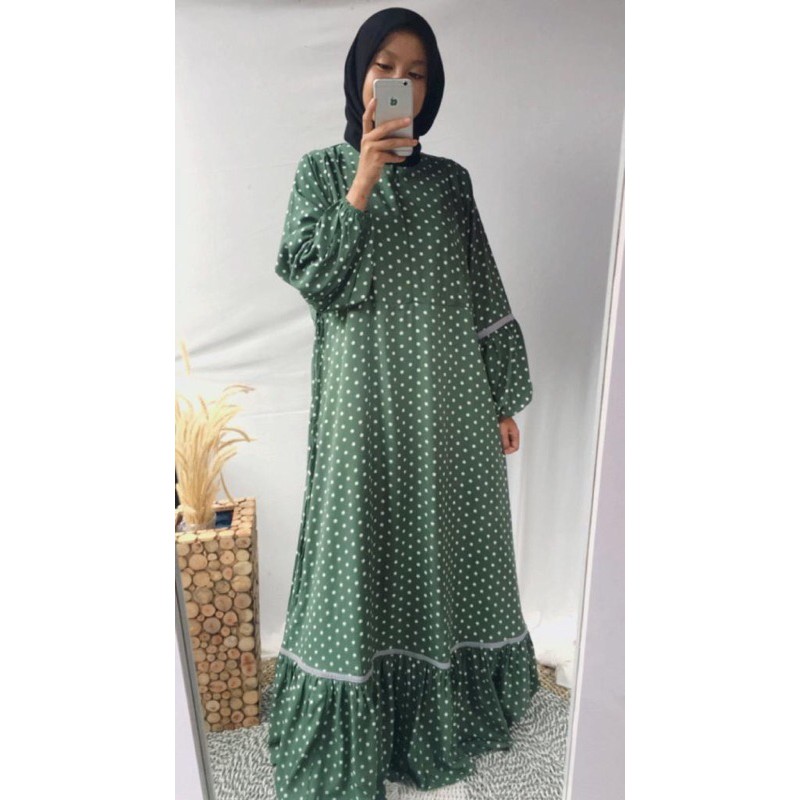 POLKA DRESS BRAND ORIGINAL QORY’S