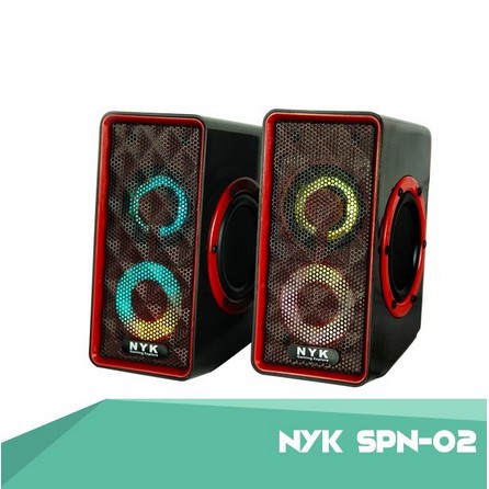 Speaker gaming Pc dan laptop NYK SP-N02 Speaker aktif gaming NYK strong bass