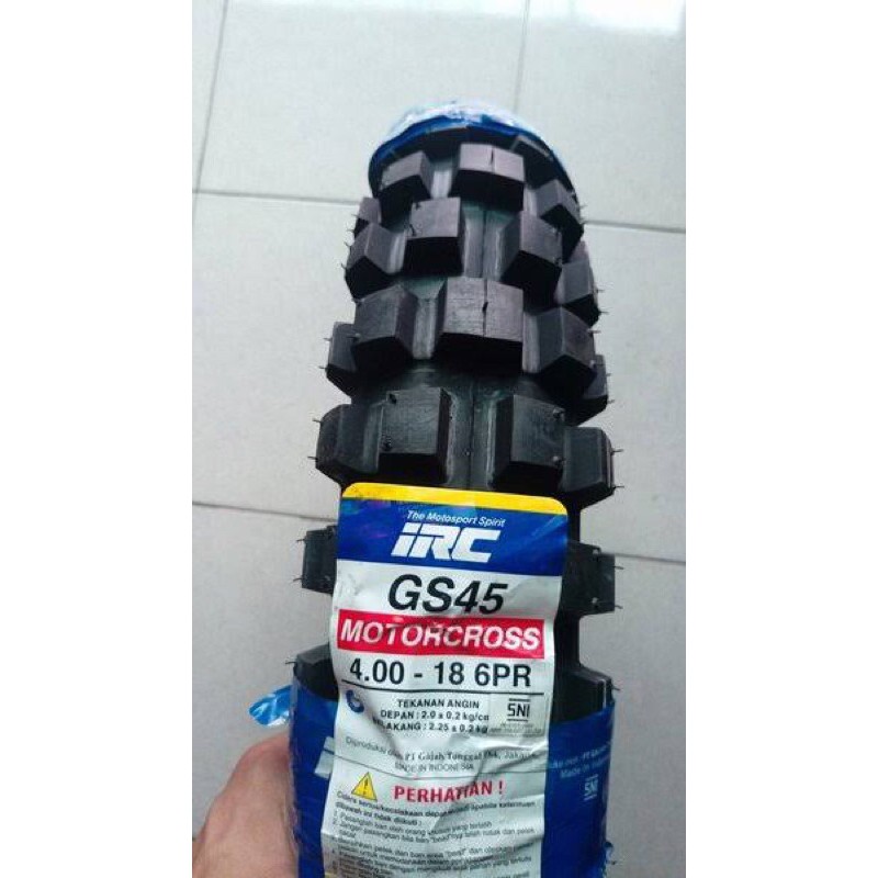 ban irc trail/cros GP 22 ring 18 ukuran 4.10-18