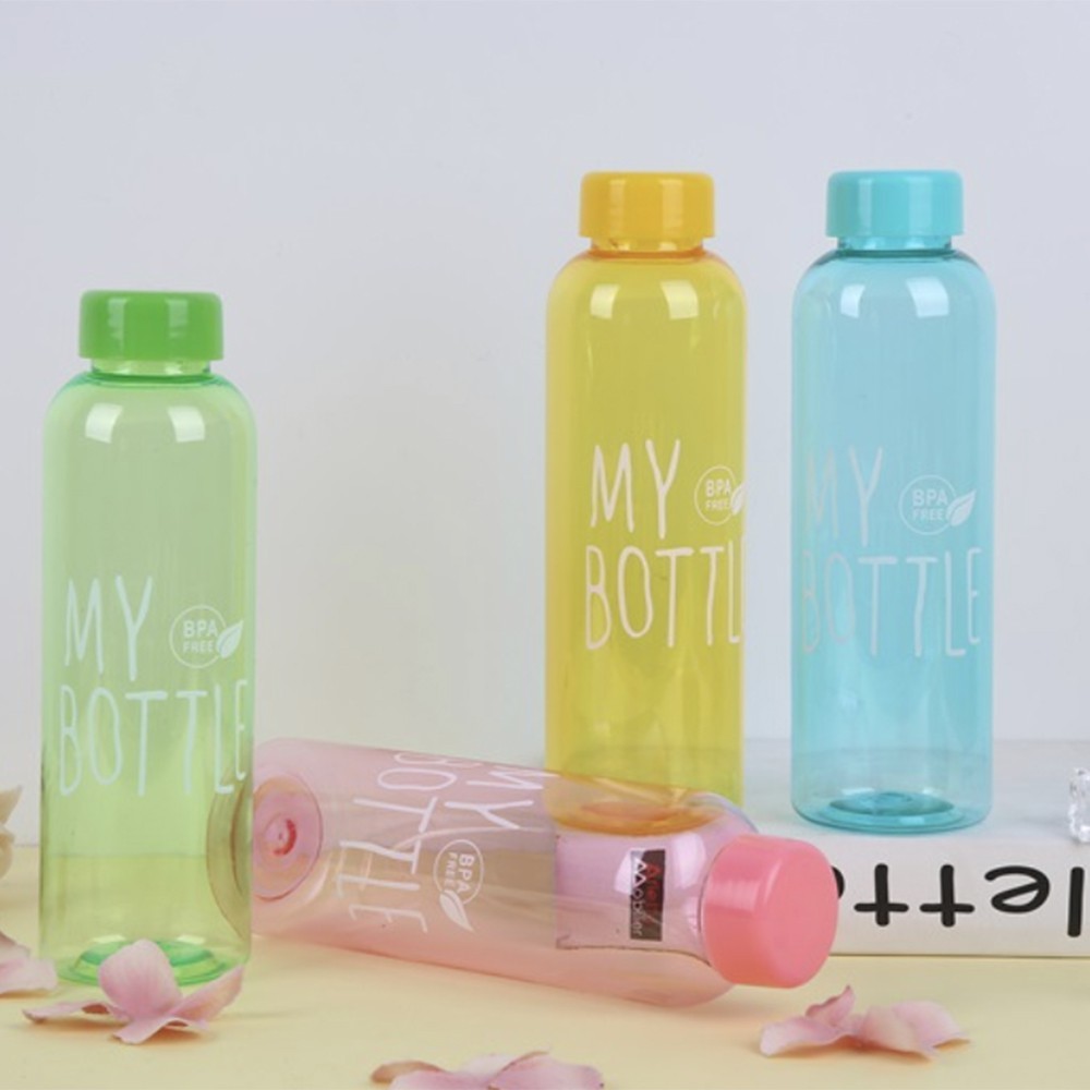 NEW MY BOTTLE COLOR 500ml FREE POUCH Infused Water