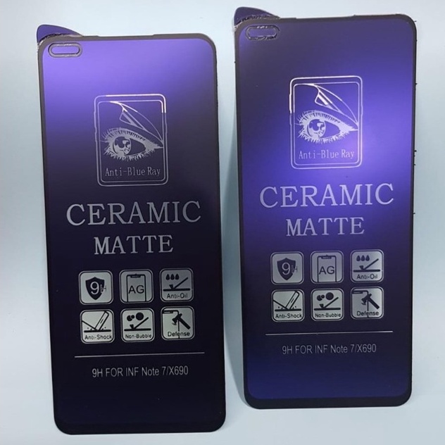 SCREEN PROTECTOR CERAMIC MATTE ANTI BLUE INFINIX NOTE 7 - FA