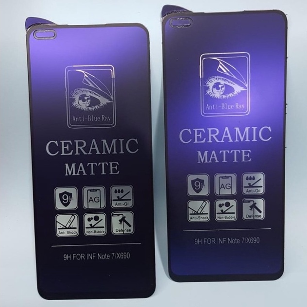 SCREEN PROTECTOR CERAMIC MATTE ANTI BLUE INFINIX NOTE 7 - FA