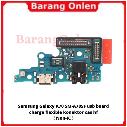 Samsung Galaxy A70 SM-A705F usb board charge flexible konektor cas pcb mic plugin ( Non-IC )