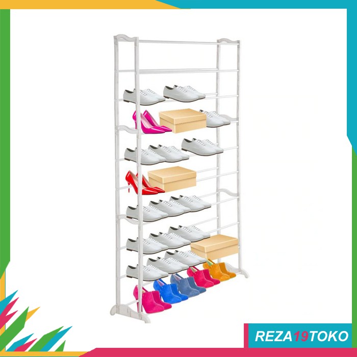RAK SEPATU / RAK SEPATU PORTABLE / RAK SEPATU PORTABLE MURAH  / RAK SEPATU 10 SUSUN RAK003