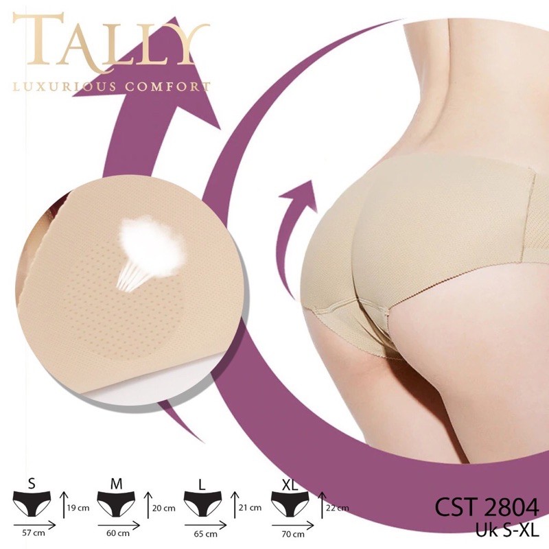 TALLY CD CELANA CORSET PANTAT 2804 | ADA BUSA DI BAGIAN PANTAT | SIZE M-XL