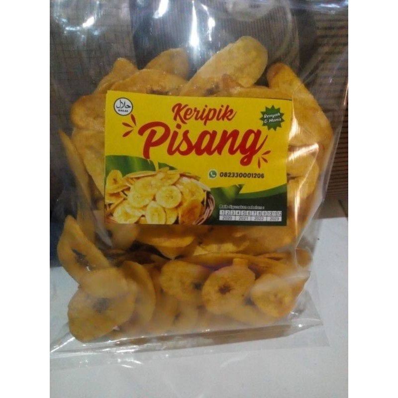 

KERIPIK PISANG KHAS BLITAR NETTO 500gr