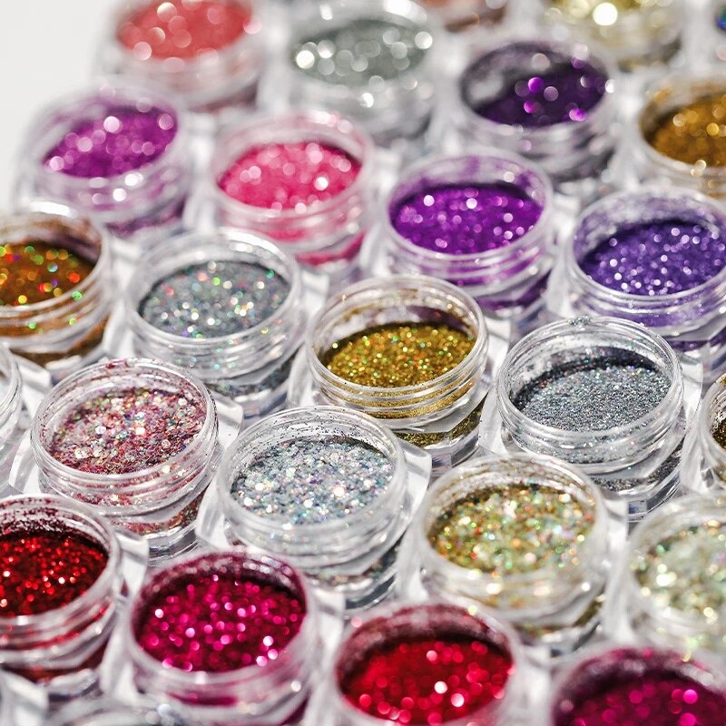 Glitter eyeshadow  bubuk powder halus make up eye eyeshadow mata glamour murah