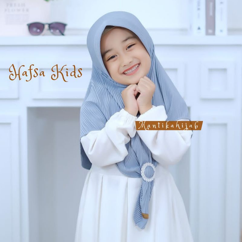 HIJAB JILBAB KERUDUNG BERGO PLISKET ANAK PREMIUM ANAK SD ANAK TK UMUR 5/10