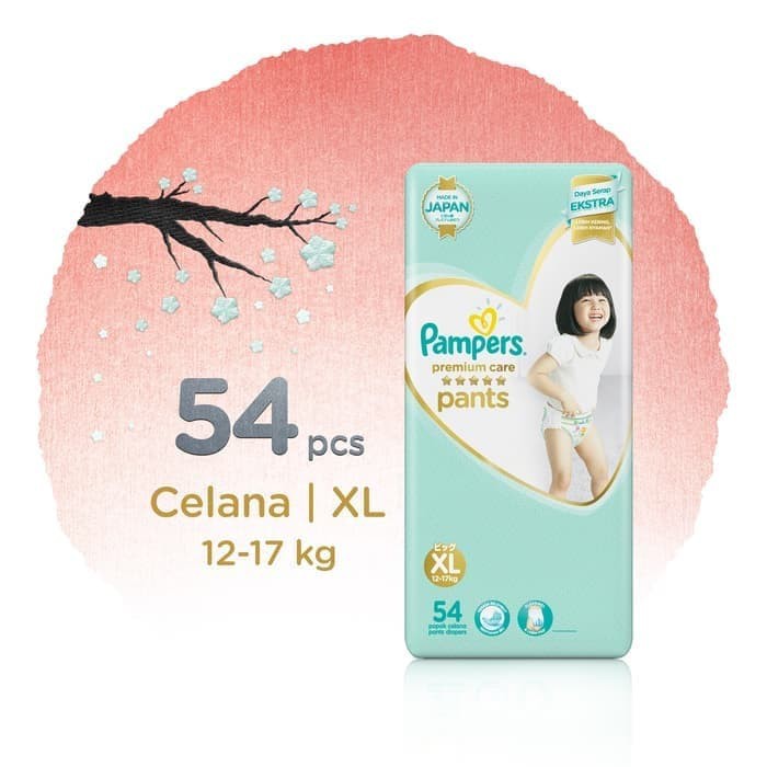 Promo silahkan Pampers Premium Care Active Baby Pants XL 54