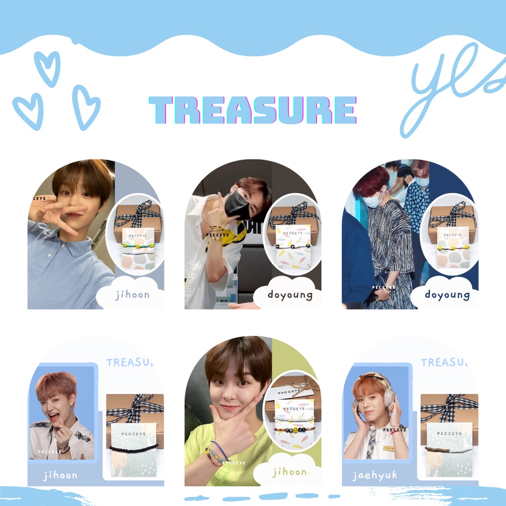 TREASURE BRACELET 2  | GELANG KPOP JIHOON DOYOUNG JAEHYUK YOSHI TREASURE