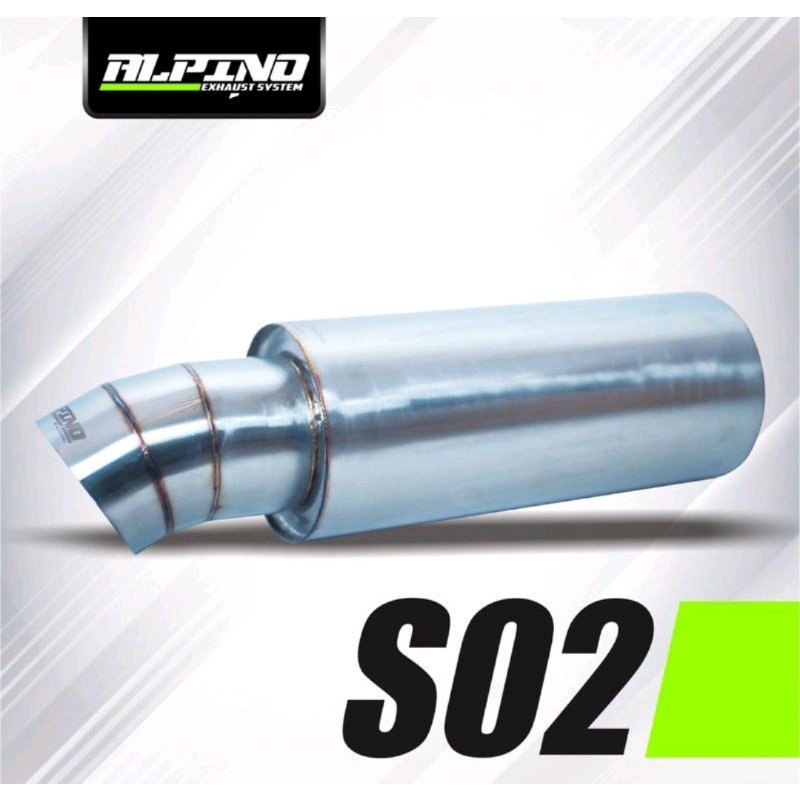 Alpino Exhaust S02 Polos [ BISA BAYAR DITEMPAT]