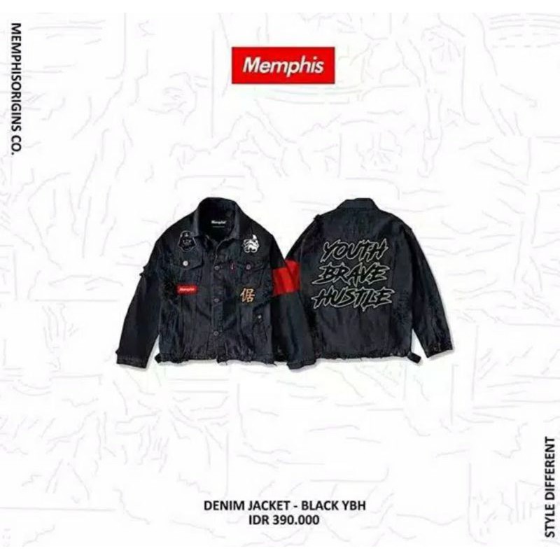 JAKET DENIM MEMPHIS ORIGINS ORI