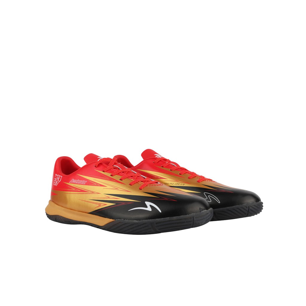 Sepatu Futsal - Specs - Lightspeed 3 In (Runtuboy) Rising Red Gold Black 402011