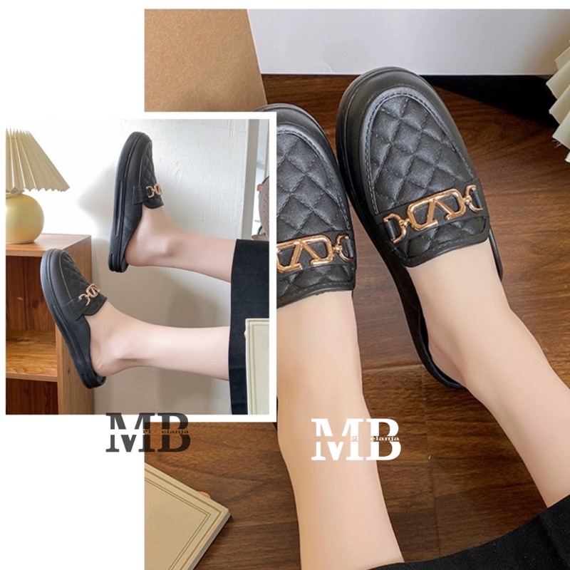 SANDAL JELLY WANITA SLOP BUSTONG BAPAO MULE 299