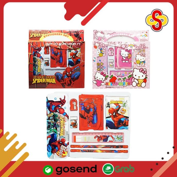 

Set Alat Tulis Sekolah Anak 8 in 1 Karakter Stationery Set 938