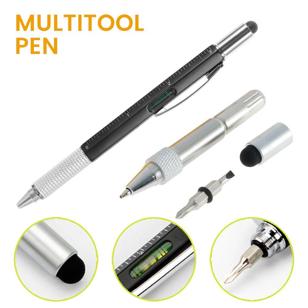 Populer Pen Multifungsi Alat Tukang Bangunan Obeng Layar Touch Ballpoint Pen