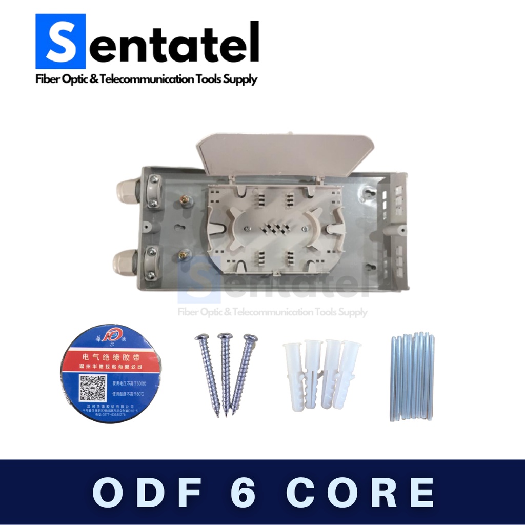 ODF / Roset FTTH / OTB Wall 6 Core SC (Kosongan)