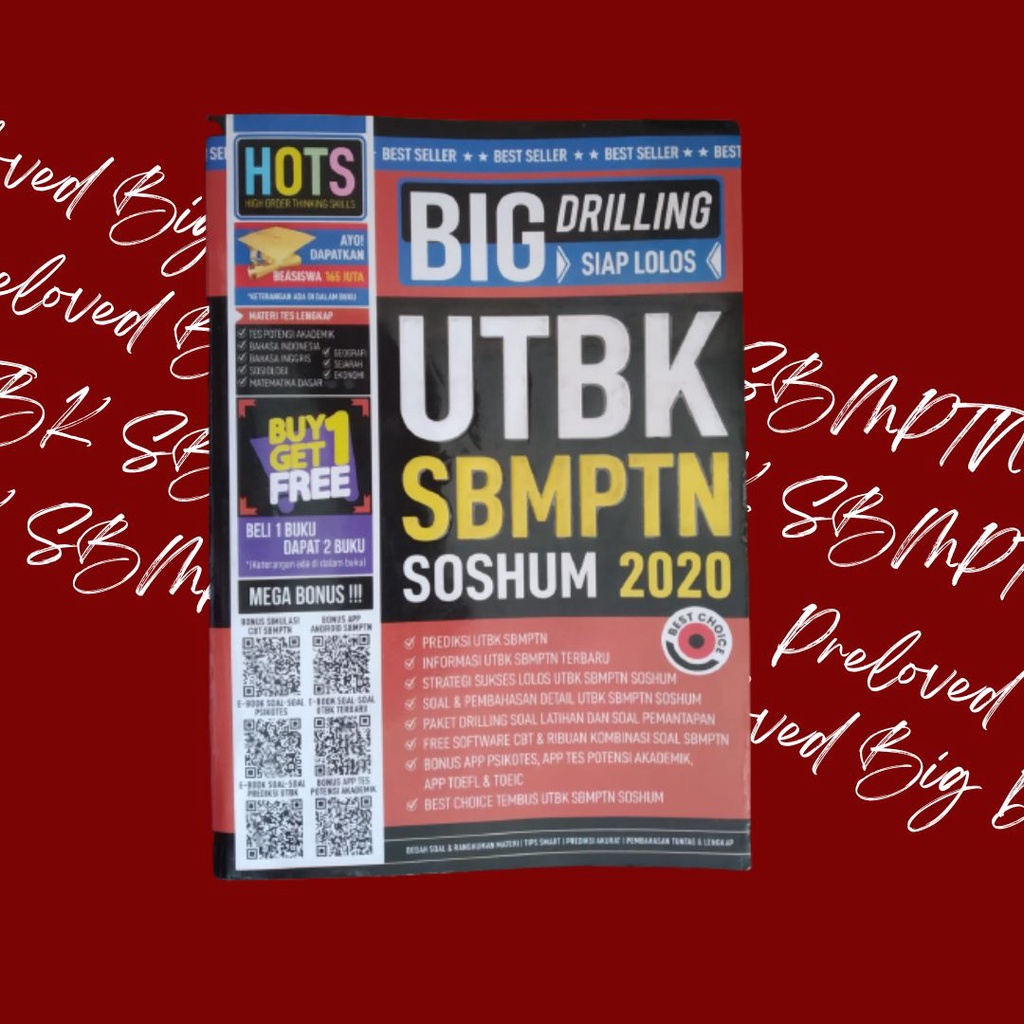 Preloved Big Drilling Soshum UTBK SBMPTN 2020