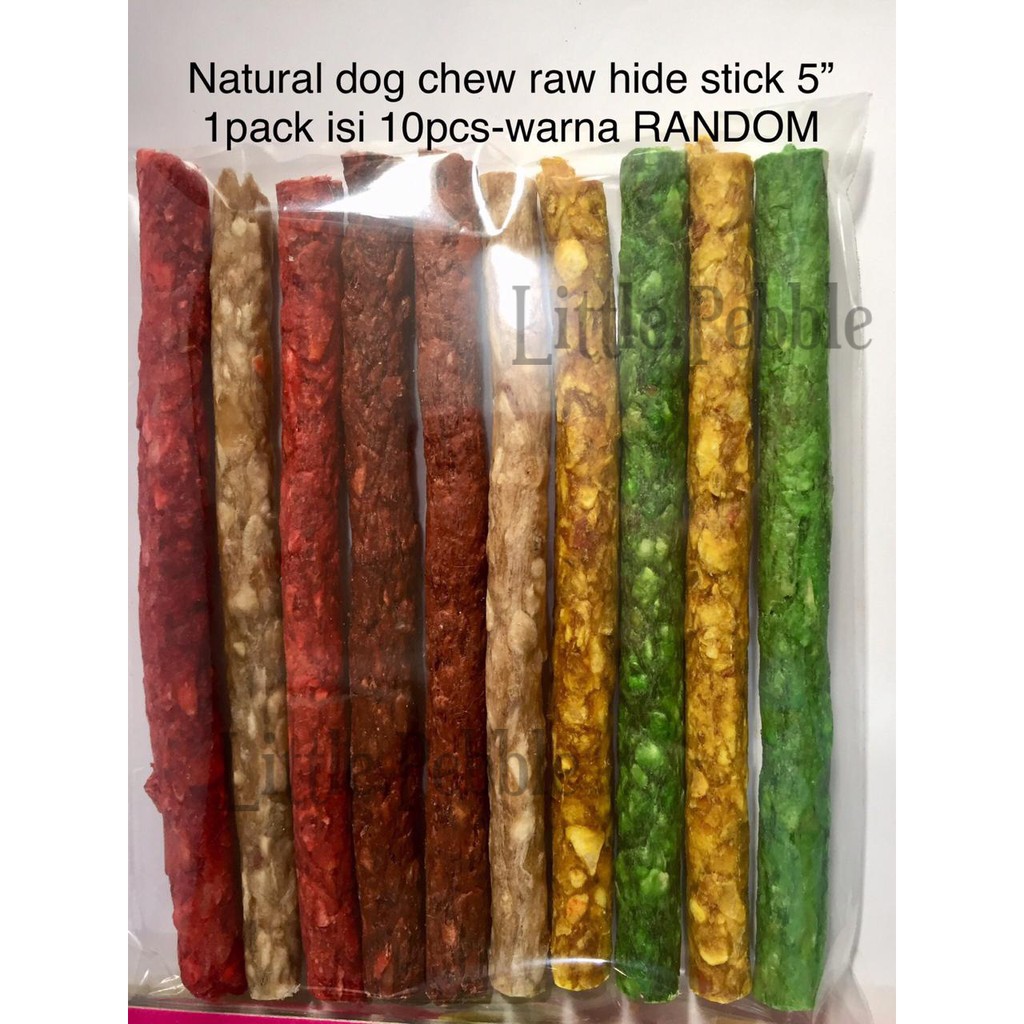 natural rawhide dog chew stick snack gigitan anjing-1227