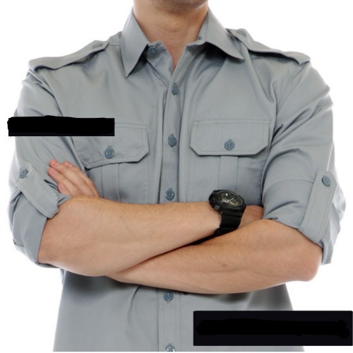 Kemeja Lapangan Lengan Panjang Pdl Abu Polos Pendek Kantoran Kerja Pria Dewasa Jumbo Original Pdh