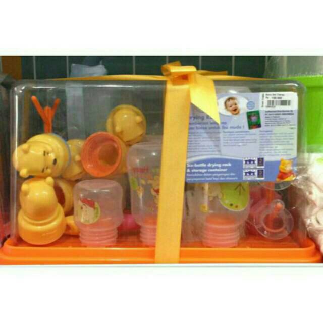 Kiddy Set Botol Disney  isi 6 + sikat botol