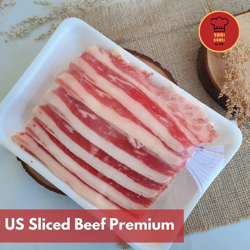 

Daging Sapi US Beef ShortPlate Sliced Yoshinoya/Shabu-Shabu Premium /Daging Grill BBQ(250 Gr)