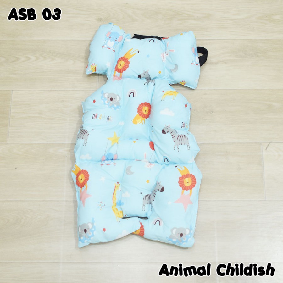 Alas Stroller Universal Baby Leon - Baby Stroller Cushion Aneka Motif