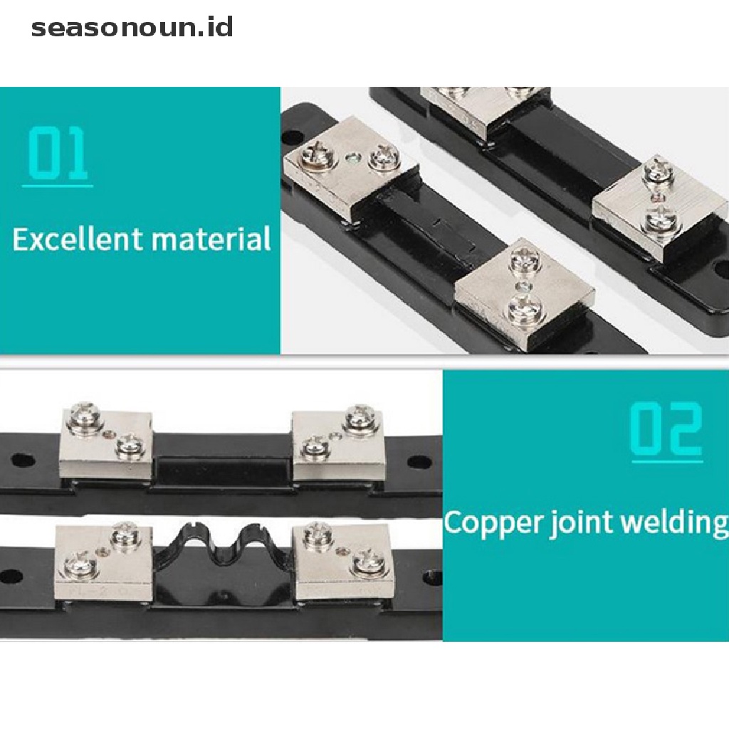 (seasonoun) Resistor Arus DC 75mV FL-2 Untuk Ammeter Analog Digital