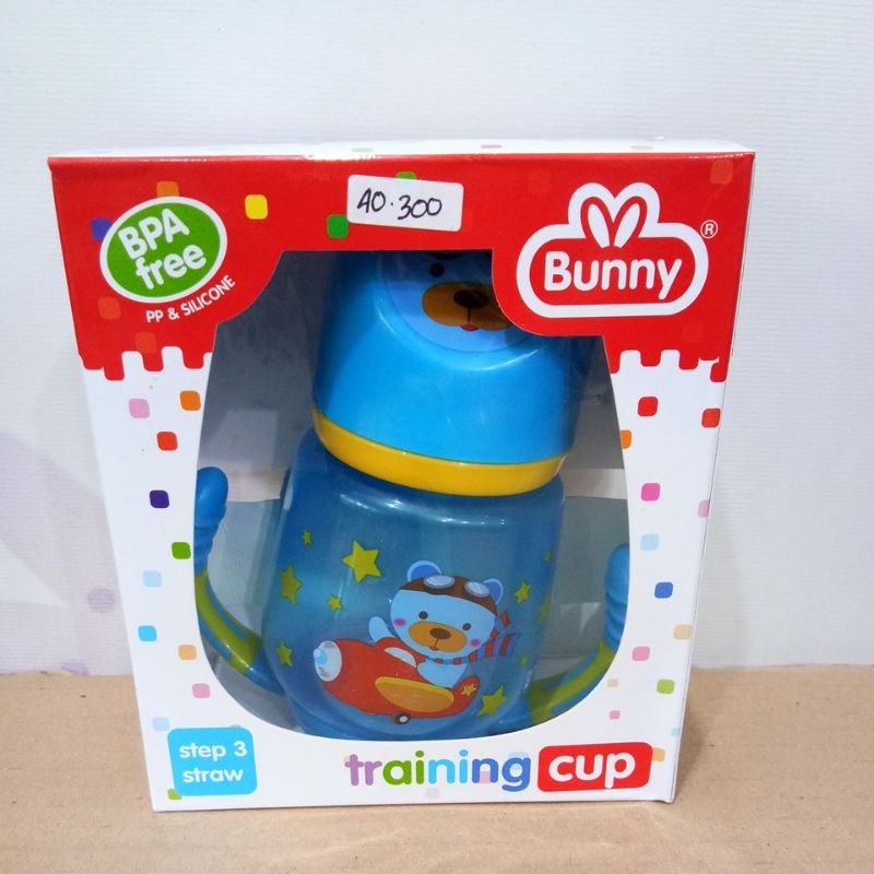 LUSTY BUNNY STRAW TRAINING CUP PLAY ANIMAL 210ML DG-0010