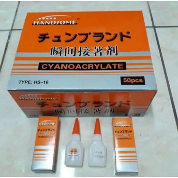 

Lem Korea, Lem HANDSOME, Lem Serbaguna 1 Dus isi 50Pcs