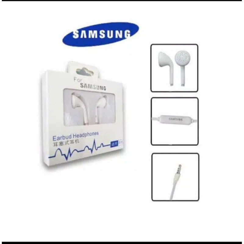 Headset  Handsfree earphone original Samsung A32 A52 A72 A21S A31 dan Samsung lainnya