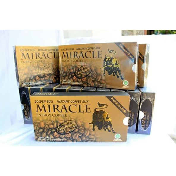 

Kopi Miracle Isi 12 Sachet | Mirale Coffee | Miracle Original |Morgan