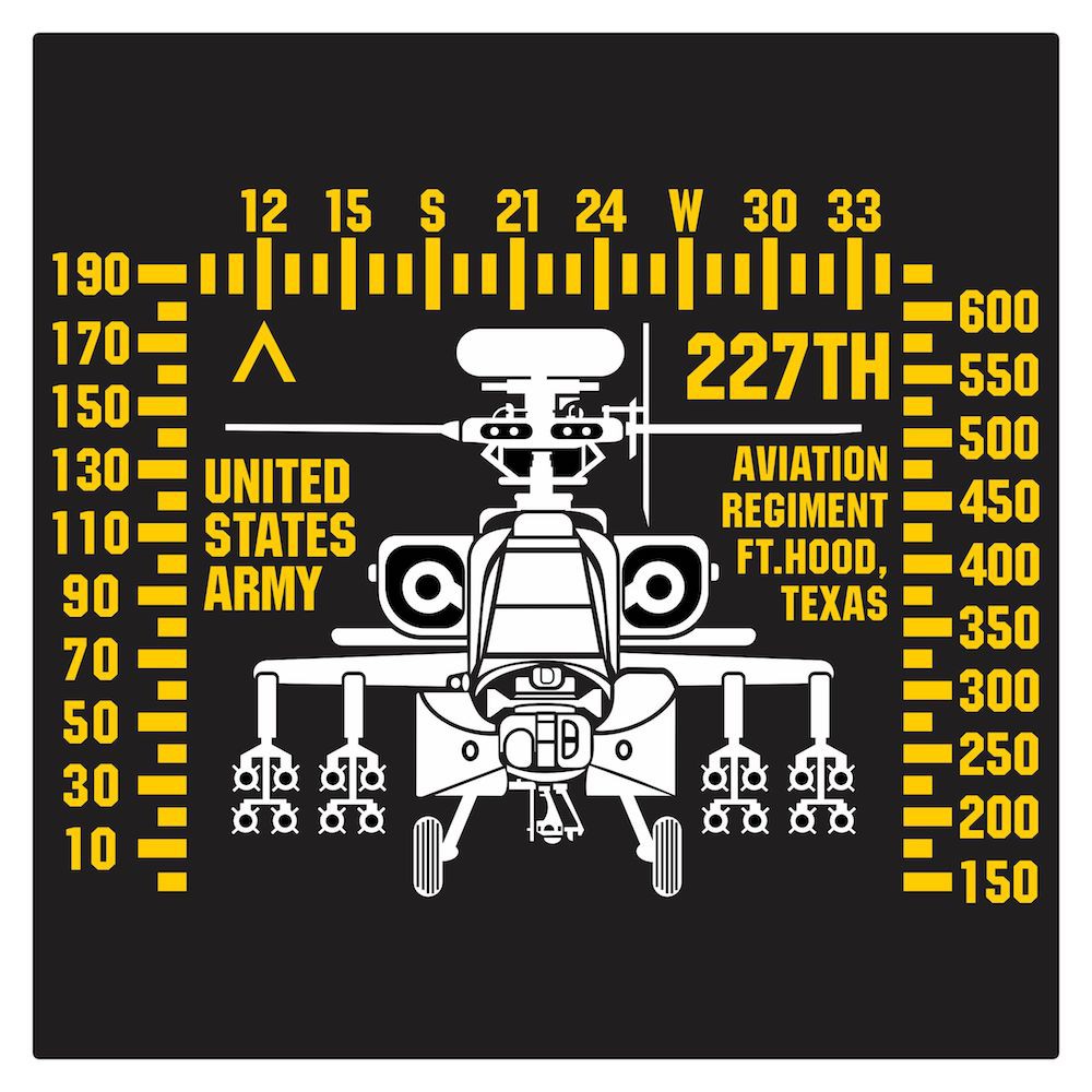 

US Army AH-64D Longbow 2 New Series Cutting Sticker