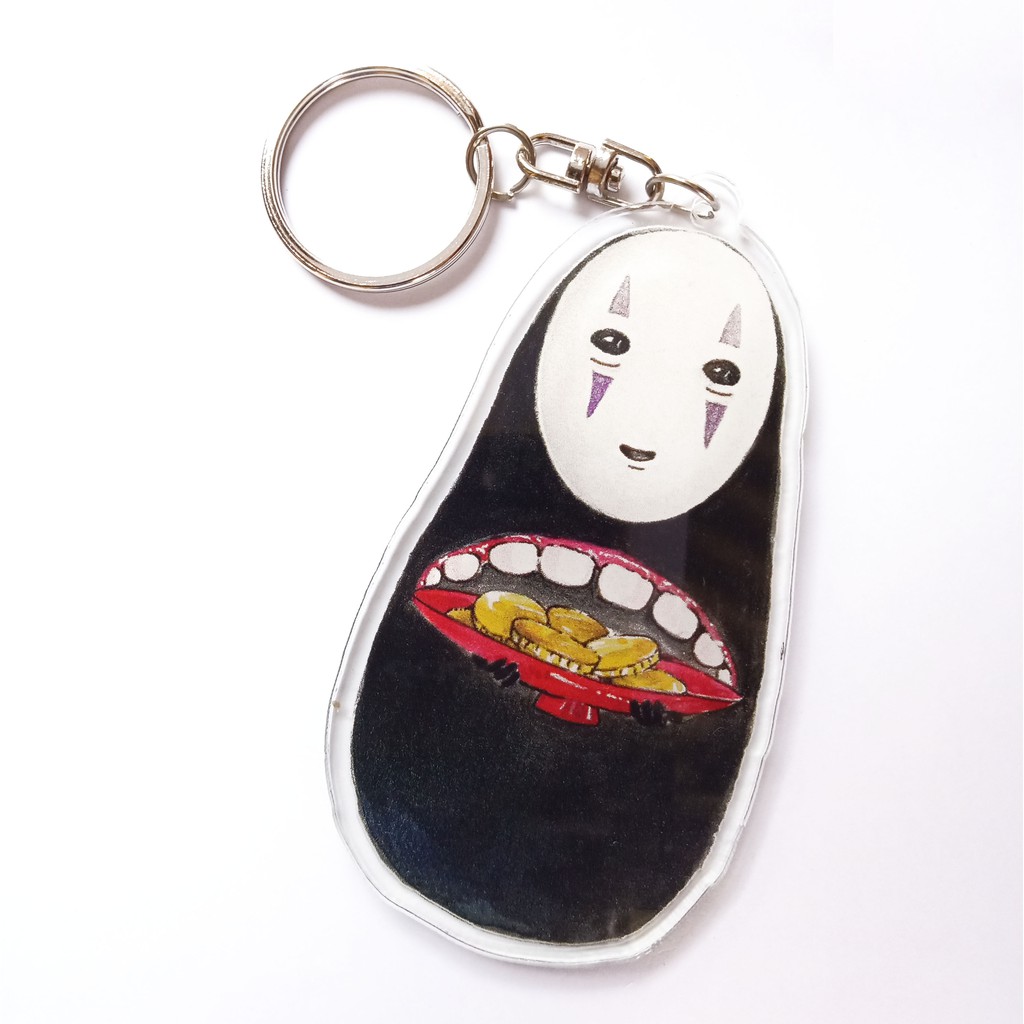 Gantungan Kunci Ghibli Kaonashi No Face