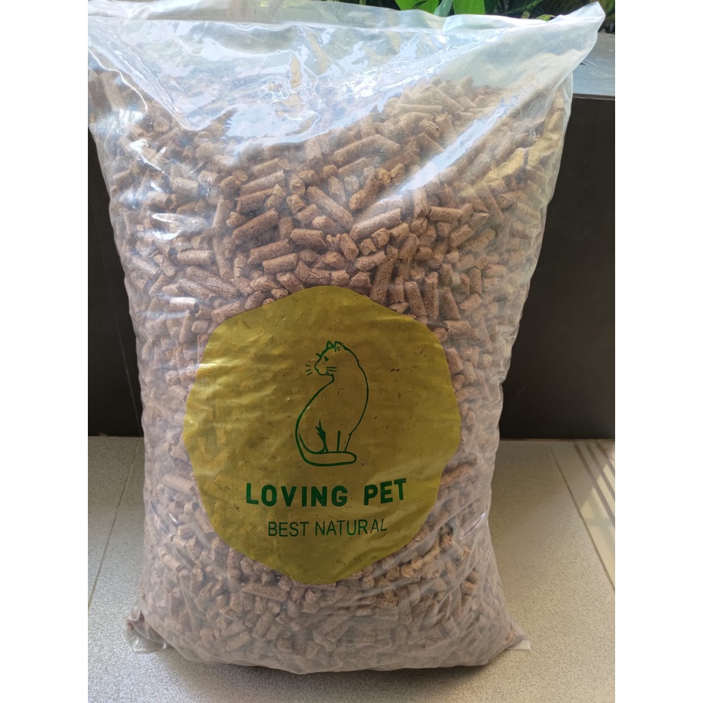 Loving Pet Pasir Kucing Kayu Wood Pellet Freshpack 10kg