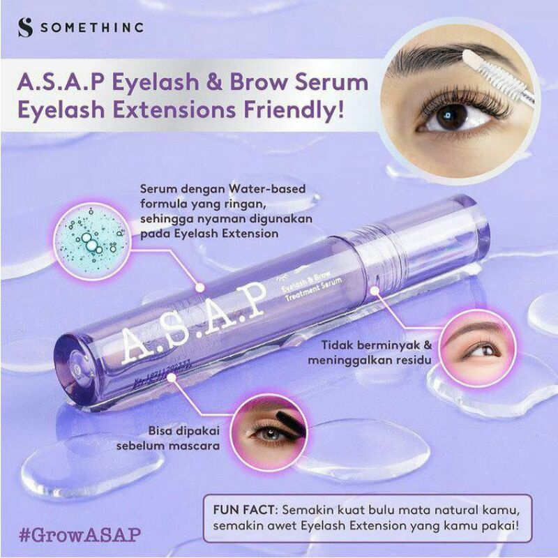 SOMETHINC ASAP EYELASH &amp; BROW TREATMENT SERUM