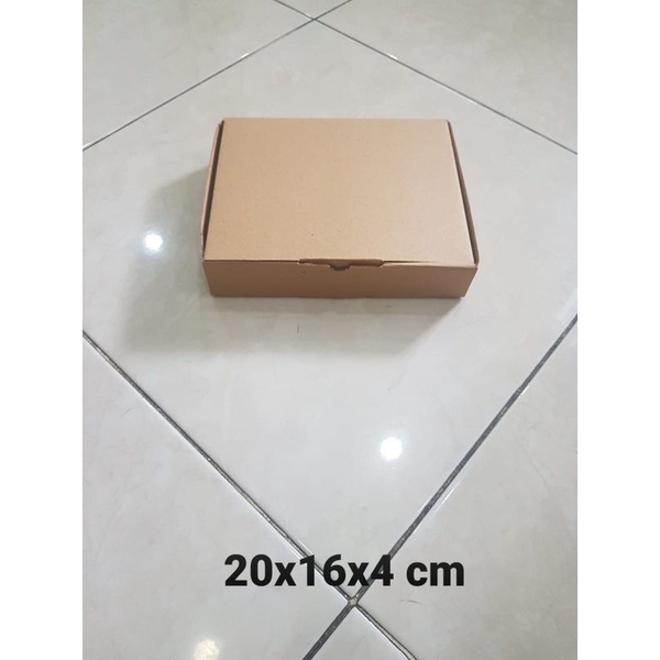 

Kardus Box uk. 20x16x4 cm Kotak Karton Die Cut