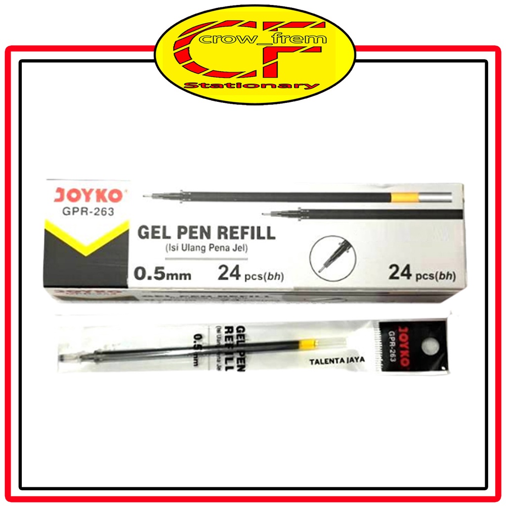 

REFILL PULPEN GEN PEN REFILL JOYKO 0,5 Lancip 1Pack