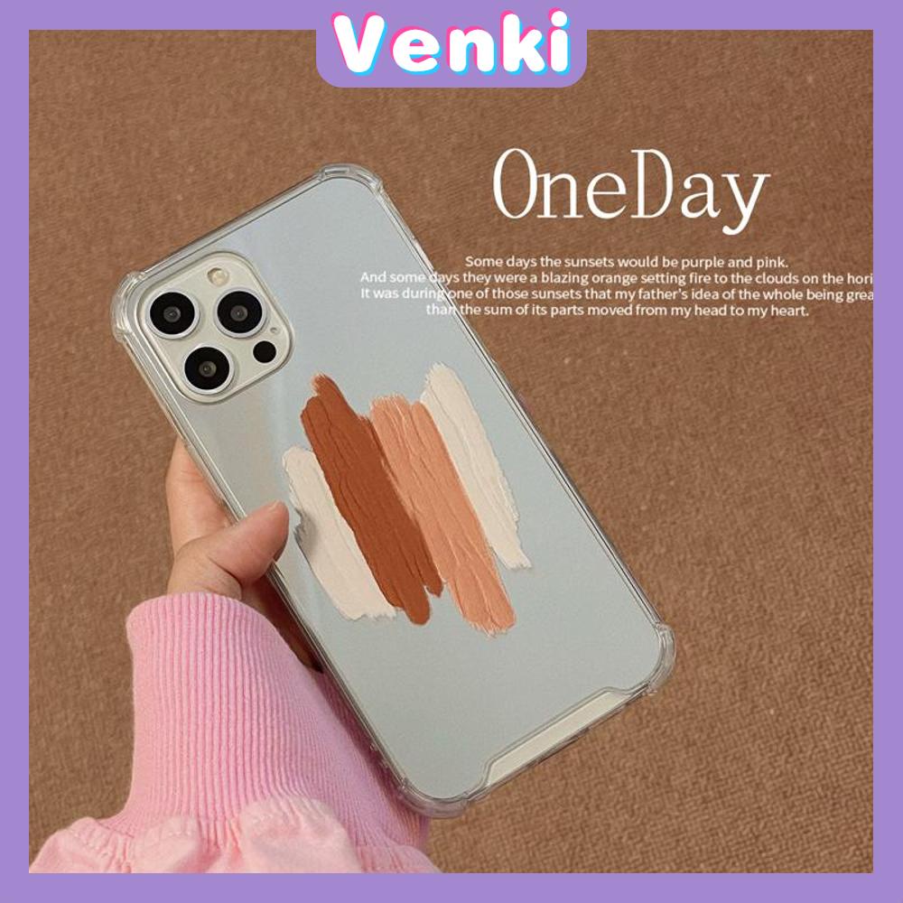 iPhone Case Acrylic HD Mirror Airbag Shockproof Protection Camera Cute Brown Tones Compatible For iPhone 11 iPhone 13 Pro Max iPhone 12 Pro Max iPhone 7 Plus iPhone xr