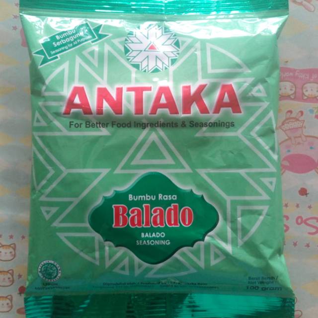 

Antaka Balado 100 gram / Antaka jagung manis / antaka Jagung bakar / bubuk balado / bubuk jagungmanis / Bubuk jagungbakar / penyedap rasa makanan