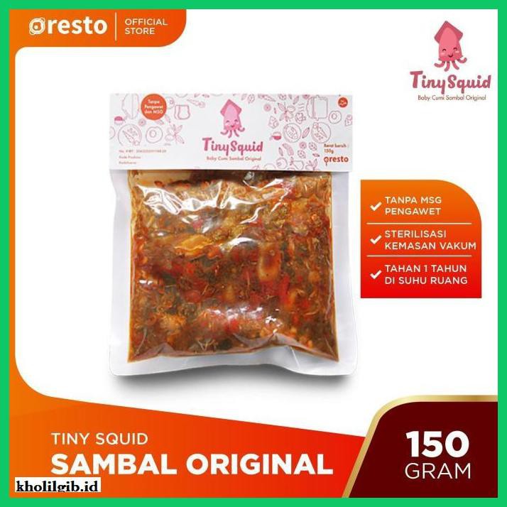 

Aneka-Sambal- Sambal Baby Cumi Original - Tiny Squid 150 Gr -Pedeeeeeezzzzzzz.