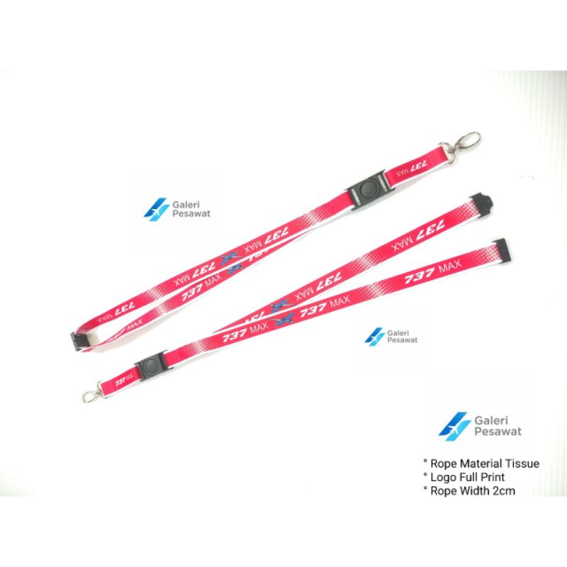 

Lanyard/Gantungan Tali ID Card Premium 737 MAX