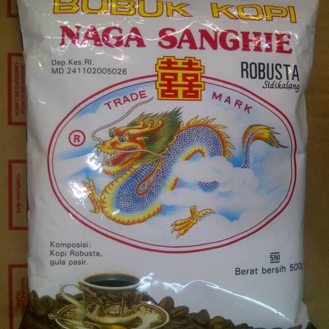

Bubuk Kopi Naga Sanghie Robusta special khas Medan