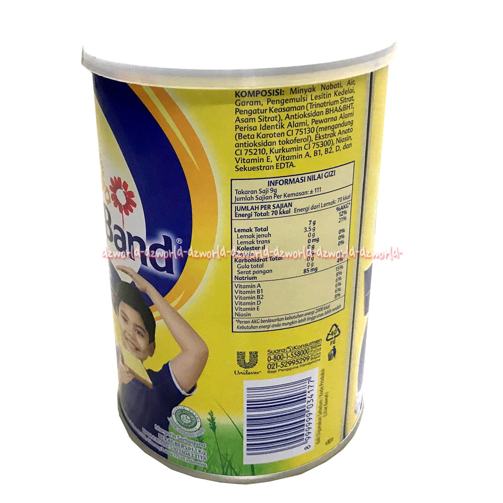 Blue Band Serbaguna 1kg Mentega Terbuat Dari Minyak Nabati Diperkaya 6 Vitamin Dan Omega BlueBand