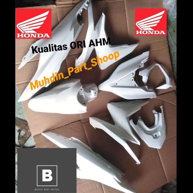 Full set body halus vario All new 125 150 K59j k60R 2017 -2018 Warna putih original