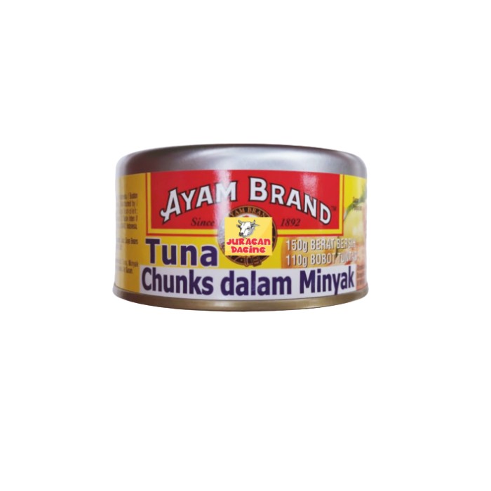 

⭐⭐⭐⭐⭐DIJAMIN PUAS makanan kaleng - Tuna Kaleng Chunks In Oil Ayam Brand