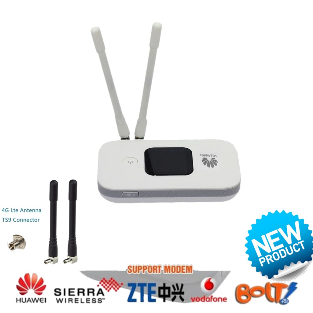 (1 Satu)Antena Eksternal Penguat Sinyal Mifi Terbaik Modem Wifi Huawei Bolt Sierra ZTE Vodafone