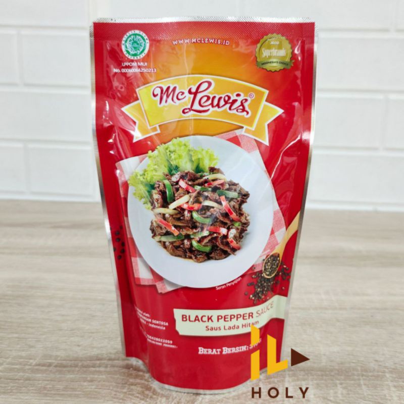 

Mc Lewis Black Pepper Sauce 310gr / Saus Lada Hitam BlackPepper