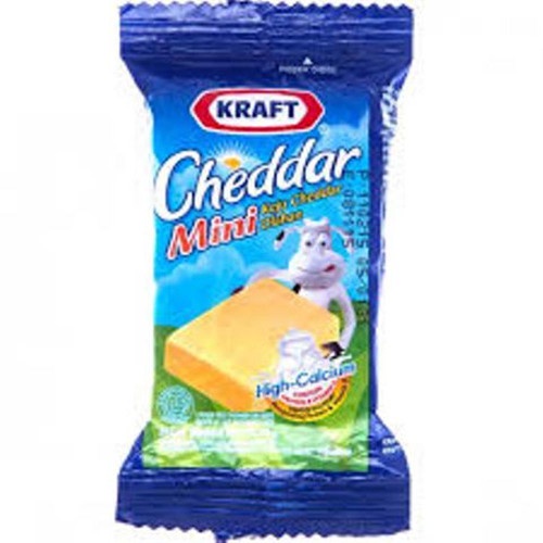 

b2011bb Keju Kraft - Cheddar Mini - Kemasan Praktis & Ekonomis 35 Gram Xa201As