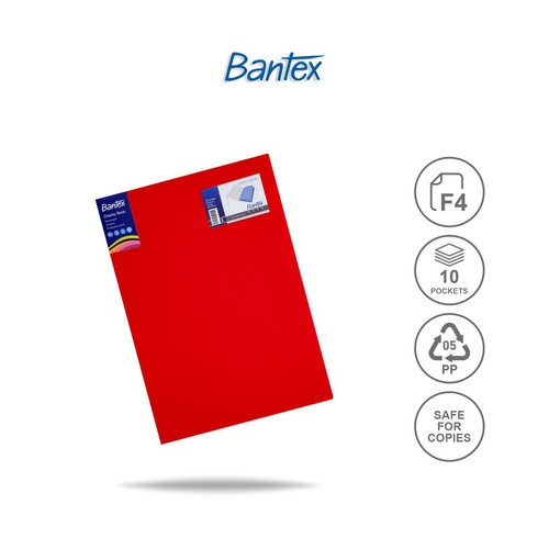 

PP DISPLAY BOOK FC 10 POCKETS BANTEX MERAH 3180 09 / MAP FILE